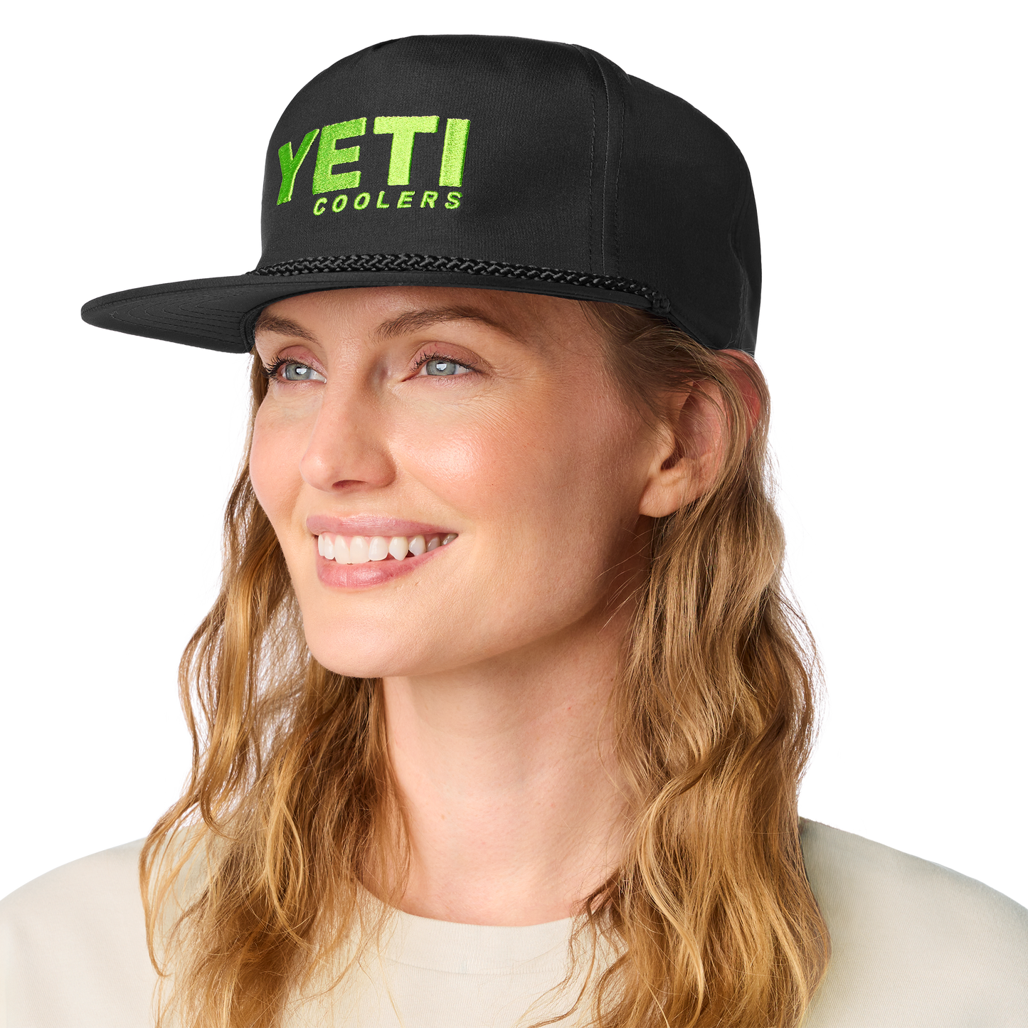 Yeti Coolers Flat Brim Rope Hat