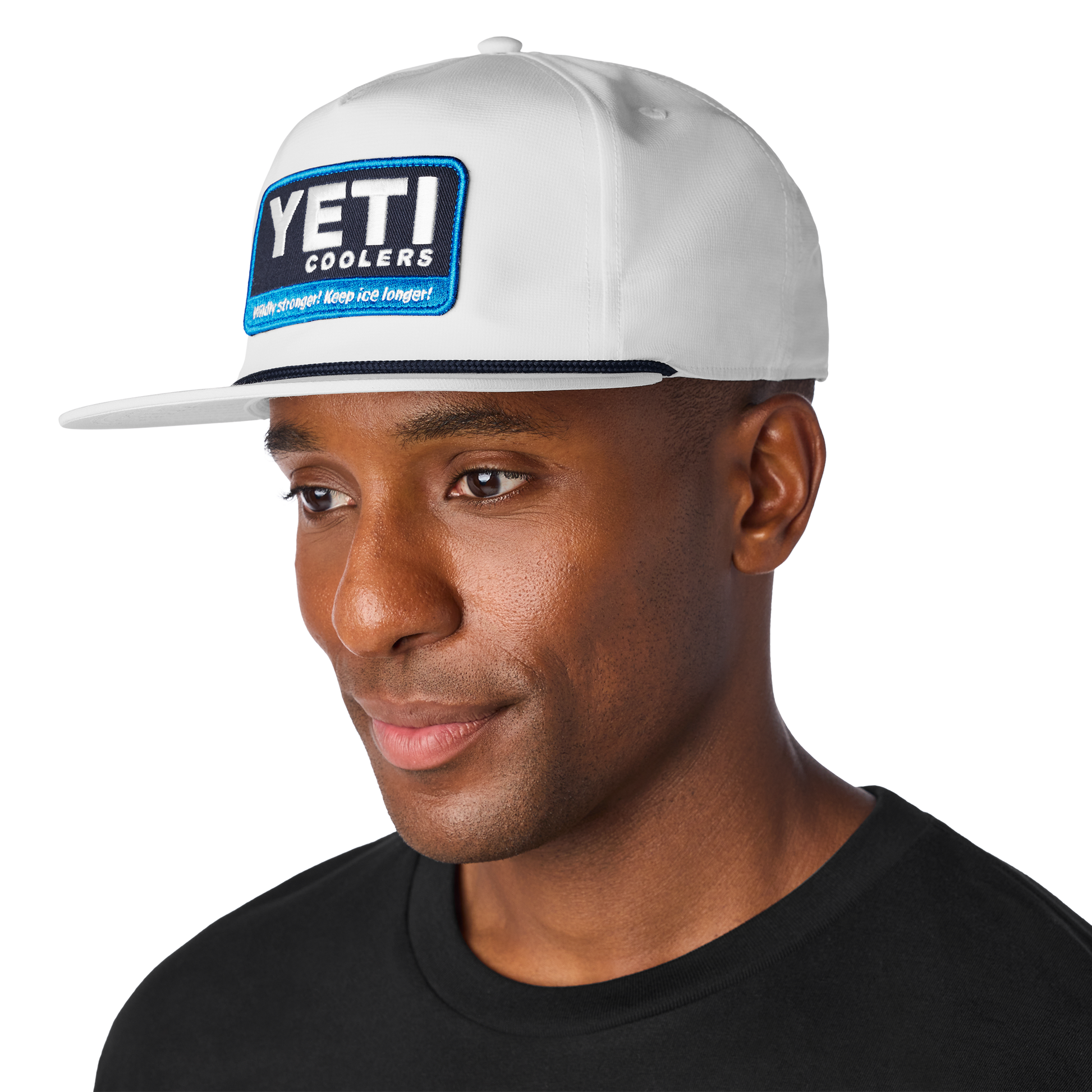 YETI Coolers Wildly Stronger Flat Brim Rope Hat