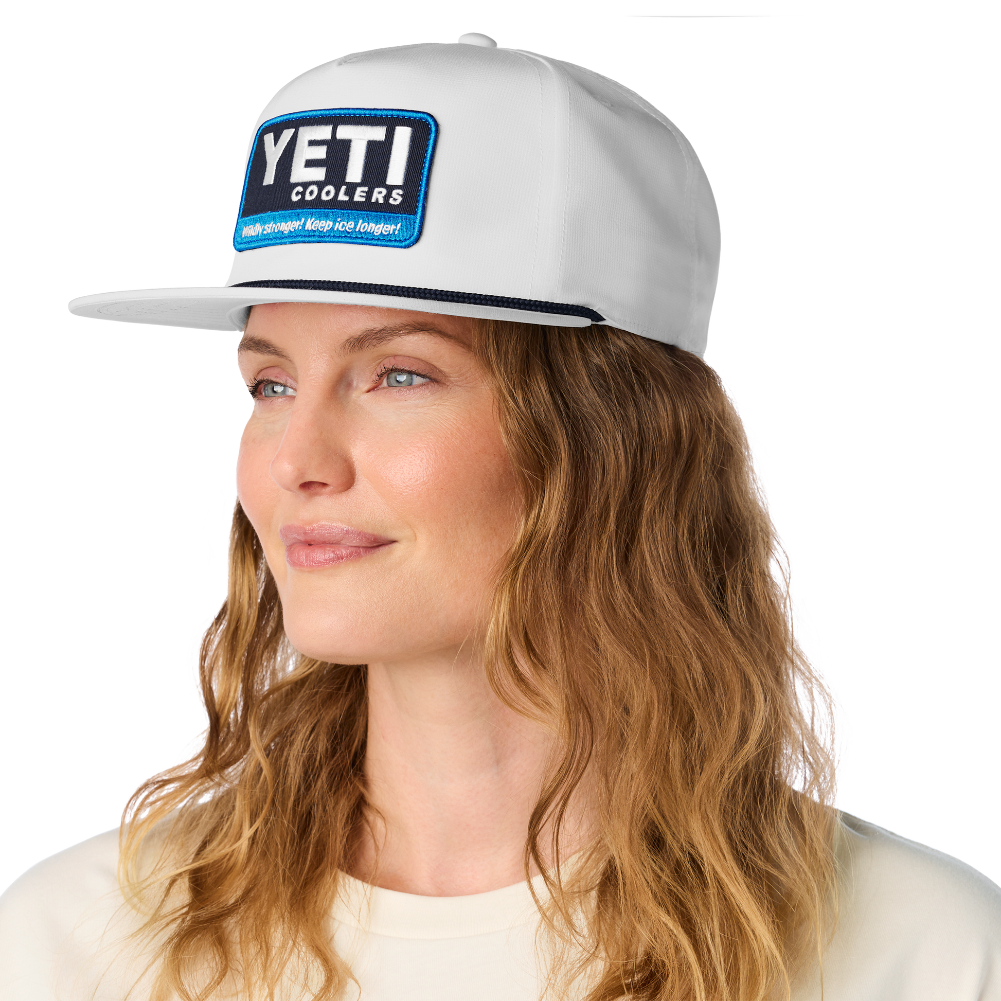 YETI Coolers Wildly Stronger Flat Brim Rope Hat