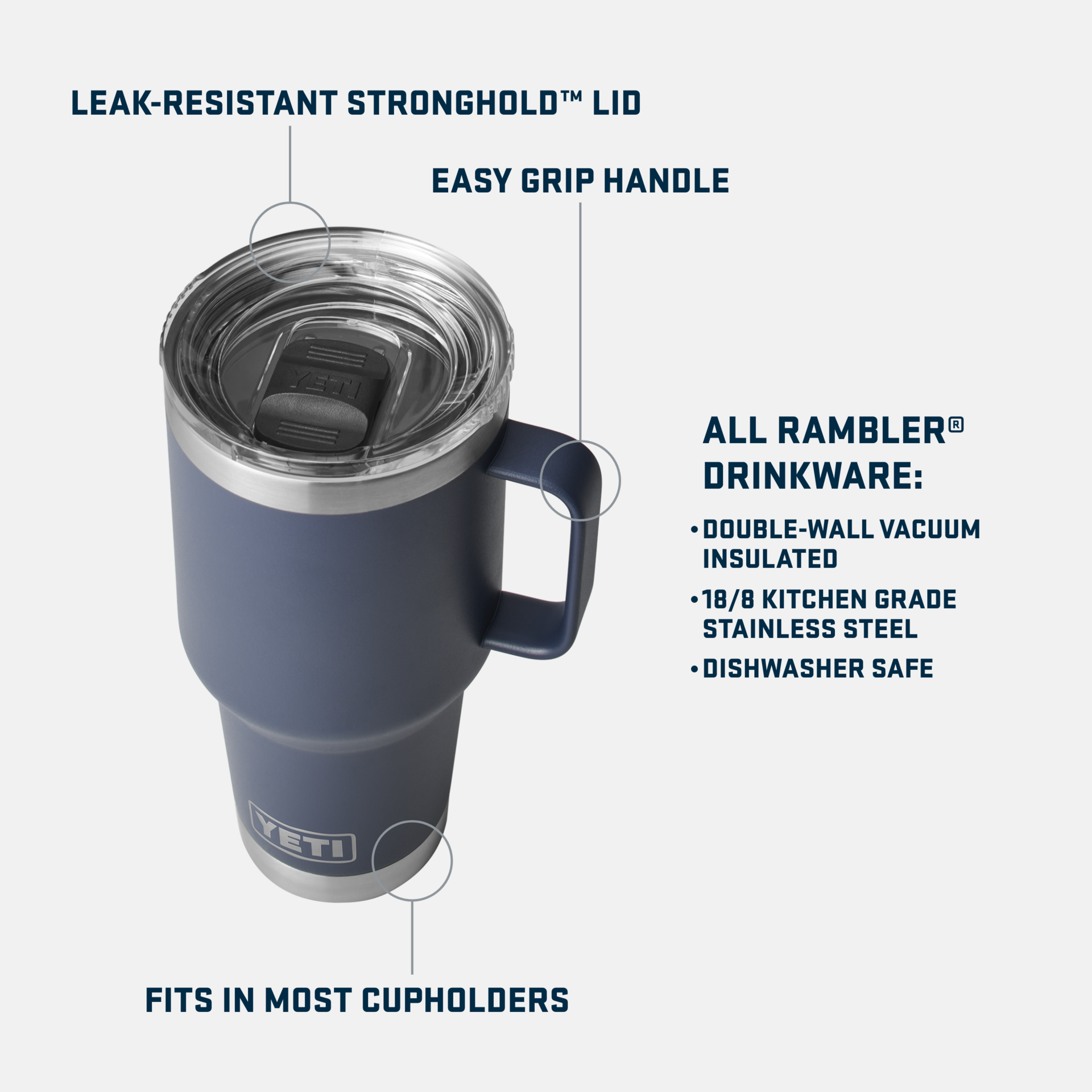 Rambler 30 oz (887 ml) Travel Mug